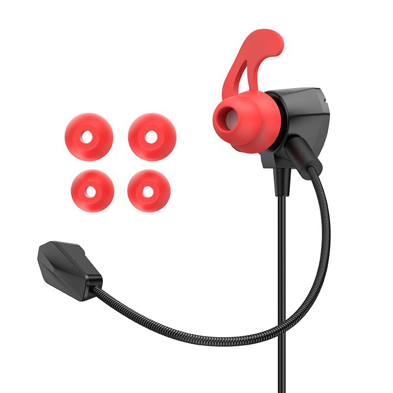 Borofone Earphones BM81 Happy gaming with microphone black cena un informācija | Austiņas | 220.lv