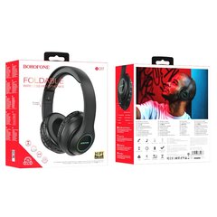 Borofone Headphones BO17 bluetooth black цена и информация | Наушники | 220.lv