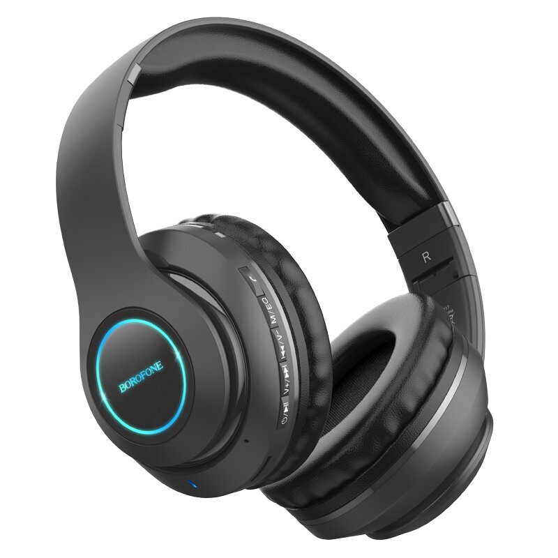 Borofone Headphones BO17 bluetooth black cena un informācija | Austiņas | 220.lv