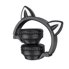 Borofone Headphones BO18 Cat Ear bluetooth black cena un informācija | Austiņas | 220.lv
