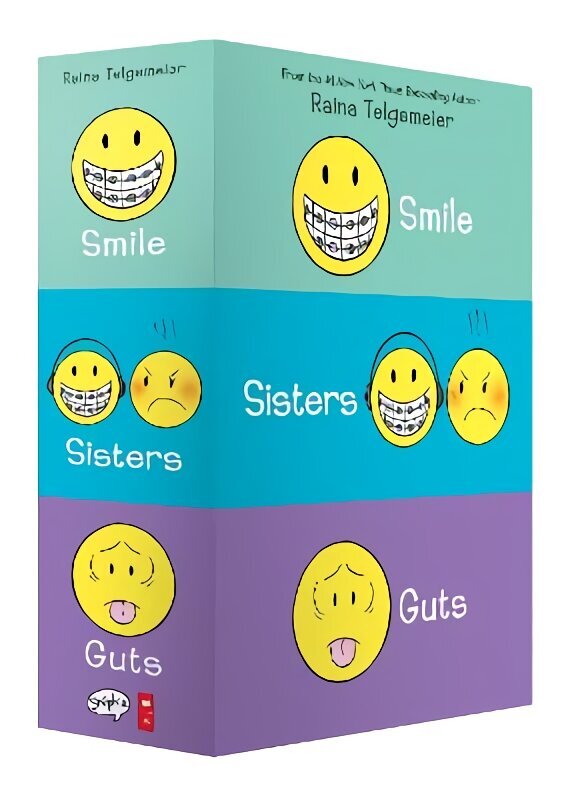 Smile/Sisters/Guts Box Set цена и информация | Grāmatas pusaudžiem un jauniešiem | 220.lv