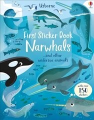 First Sticker Book Narwhals цена и информация | Книги для самых маленьких | 220.lv