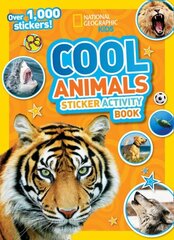 Cool Animals Sticker Activity Book: Over 1,000 Stickers! cena un informācija | Grāmatas mazuļiem | 220.lv