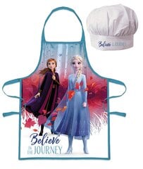 Кухонный фартук и шляпа Frozen II цена и информация | Кухонные полотенца, рукавицы, фартуки | 220.lv