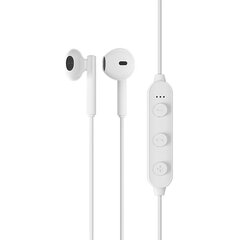 Borofone Sports earphones BE27 Cool Song bluetooth white цена и информация | Наушники с микрофоном Asus H1 Wireless Чёрный | 220.lv