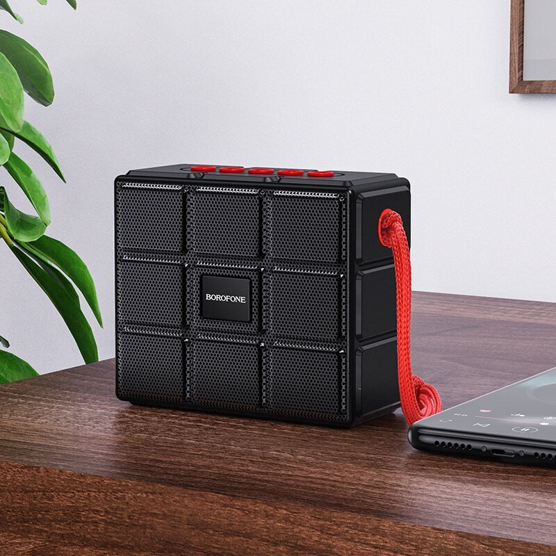 Borofone Portable Bluetooth Speaker BR16 Gage red cena un informācija | Skaļruņi | 220.lv