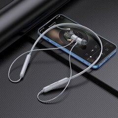 Borofone Sports earphones BE58 Neck bluetooth grey cena un informācija | Austiņas | 220.lv
