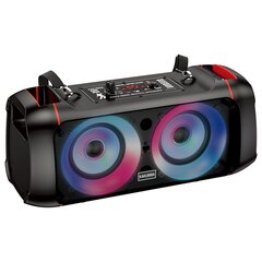 KAKU Portable Bluetooth Speaker KSC-689 Kusheng karaoke with microphone Black cena un informācija | Skaļruņi | 220.lv