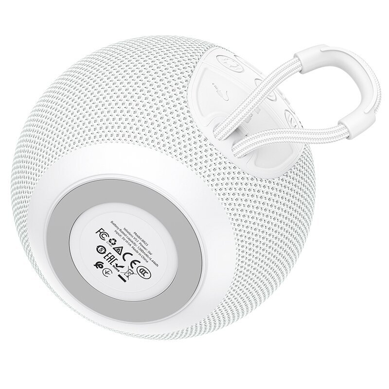 Borofone Portable Bluetooth Speaker BR23 Sound Ripple white cena un informācija | Skaļruņi | 220.lv