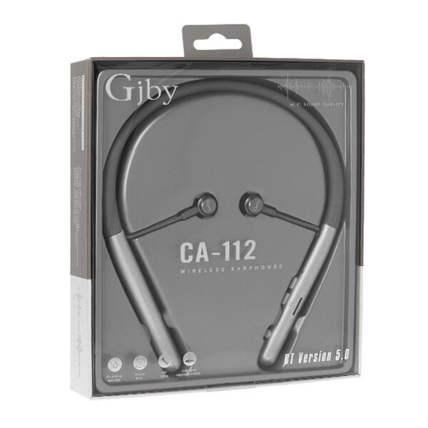 GJBY headphones - BLUETOOTH CA-112 Grey cena un informācija | Austiņas | 220.lv