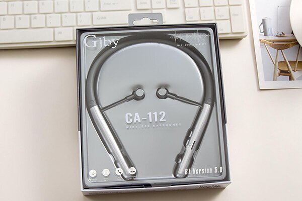 GJBY headphones - BLUETOOTH CA-112 Grey cena un informācija | Austiņas | 220.lv