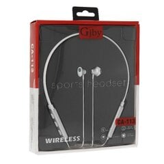 GJBY headphones - SPORTS BLUETOOTH CA-113 White цена и информация | Наушники | 220.lv