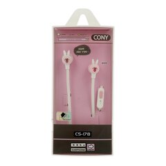 Earphones CASNI - CS-178 with microphone White цена и информация | Наушники | 220.lv