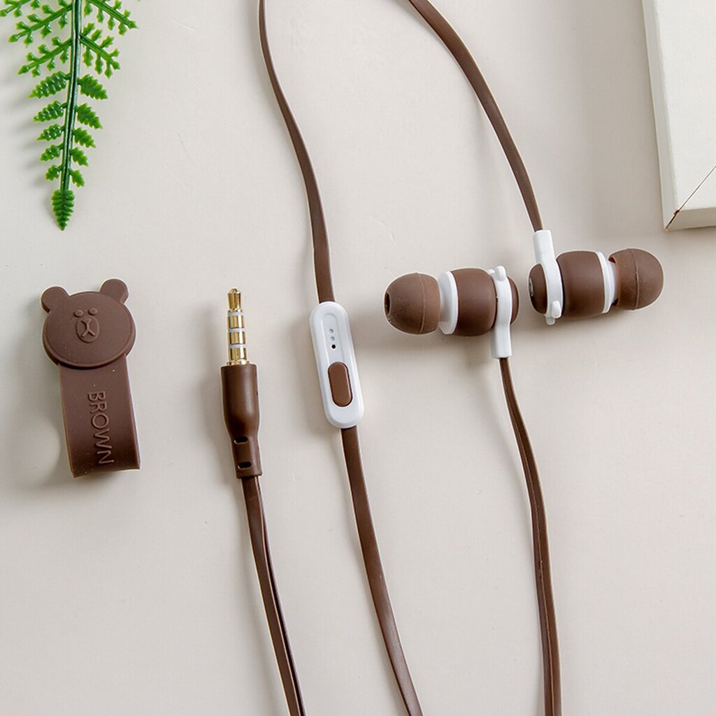 Earphones CASNI - CS-179 with microphone Beige цена и информация | Austiņas | 220.lv