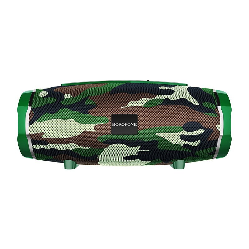 Borofone Portable Bluetooth Speaker BR3 Rich Sound green camouflage cena un informācija | Skaļruņi | 220.lv