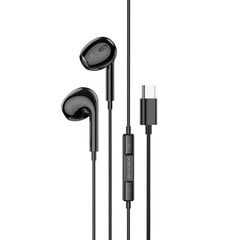 Borofone Earphones BM30 Max Acoustic with Type C plug with microphone (DAC) black cena un informācija | Austiņas | 220.lv