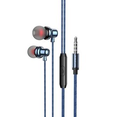 Borofone Earphones BM65 Sole with microphone blue cena un informācija | Austiņas | 220.lv