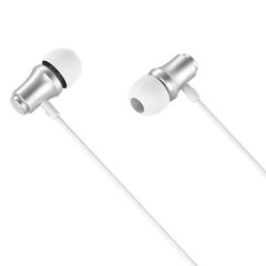 Borofone Earphones BM29 Gratified with microphone silver цена и информация | Наушники | 220.lv