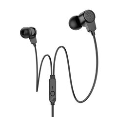 Borofone Earphones BM64 Goalant with microphone black цена и информация | Наушники | 220.lv