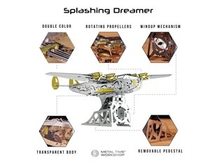 Конструктор Metal Time Splashing Dreamer  (механический), MT053 цена и информация | Kонструкторы | 220.lv