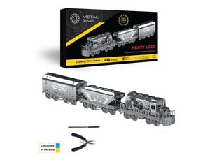 Metal Time - Konstruktors Heavy Loco (mehānisks), MT023 cena un informācija | Konstruktori | 220.lv