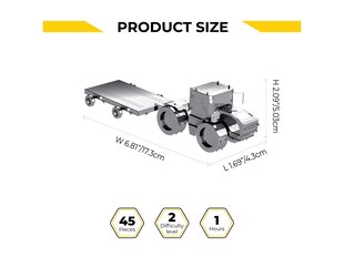 Конструктор Metal Time Traktorius Slobozhanets, 1/72, MT074 цена и информация | Конструкторы и кубики | 220.lv
