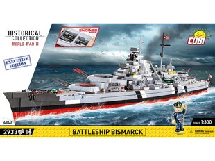 COBI - Конструктор Battleship Bismarck - Executive Edition, 1/300, 4840 цена и информация | Конструкторы и кубики | 220.lv