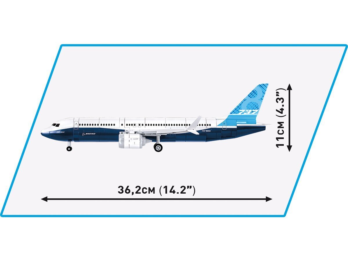 COBI - Конструктор Boeing 737-8, 1/110, 26608 цена | 220.lv