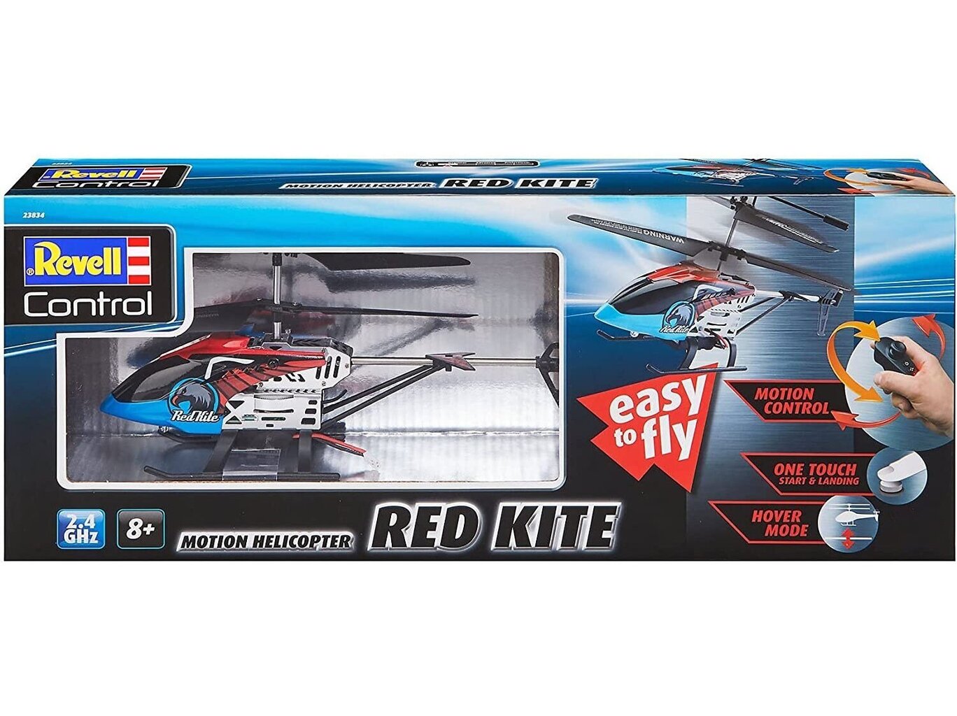 Revell - Helikopters RC Helicopter "Red Kite" Motion, 23834 цена и информация | Konstruktori | 220.lv