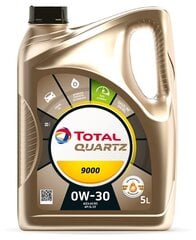 Total Quartz 9000 0w30 eļļa - 5L / A5/B5 Volvo цена и информация | Моторное масло | 220.lv