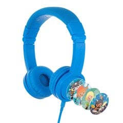 BuddyPhones kids headphones wired Explore Plus (Blue) цена и информация | Наушники с микрофоном Asus H1 Wireless Чёрный | 220.lv