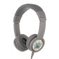 BuddyPhones kids headphones wired Explore Plus (Grey) cena un informācija | Austiņas | 220.lv