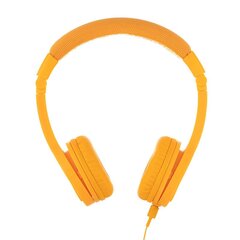 BuddyPhones kids headphones wired Explore Plus (Yellow) цена и информация | Наушники | 220.lv