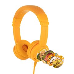 BuddyPhones kids headphones wired Explore Plus (Yellow) цена и информация | Наушники | 220.lv