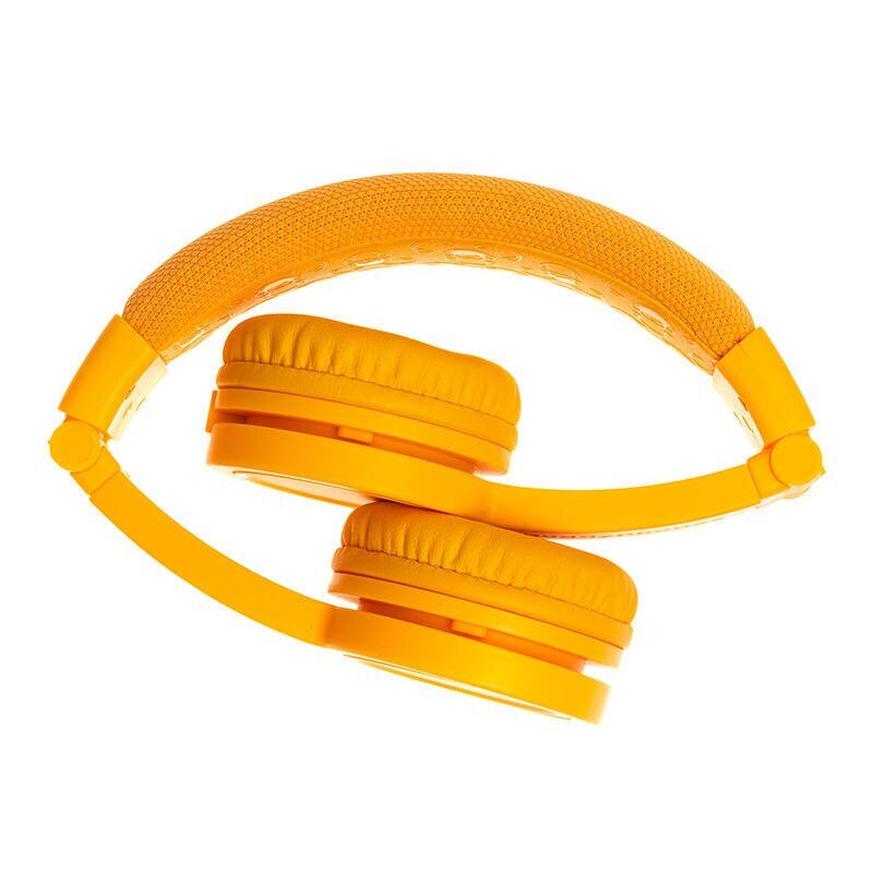 BuddyPhones kids headphones wired Explore Plus (Yellow) цена и информация | Austiņas | 220.lv