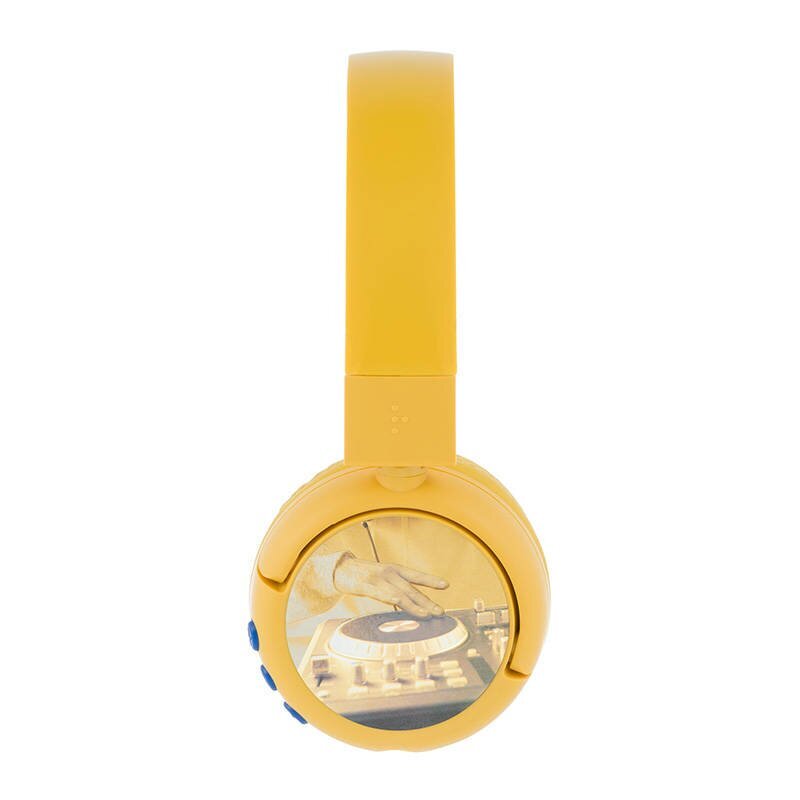BuddyPhones kids headphones wireless POPFun (Yellow) cena un informācija | Austiņas | 220.lv