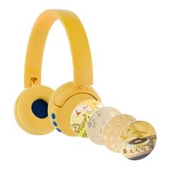 BuddyPhones kids headphones wireless POPFun (Yellow) цена и информация | Наушники с микрофоном Asus H1 Wireless Чёрный | 220.lv