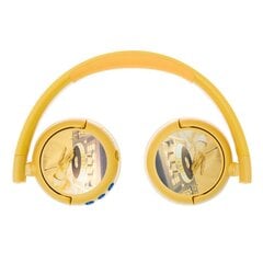 BuddyPhones kids headphones wireless POPFun (Yellow) цена и информация | Наушники с микрофоном Asus H1 Wireless Чёрный | 220.lv