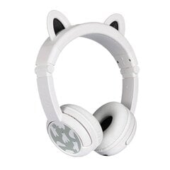 BuddyPhones kids headphones wireless Play Ears Plus panda (White) цена и информация | Наушники | 220.lv