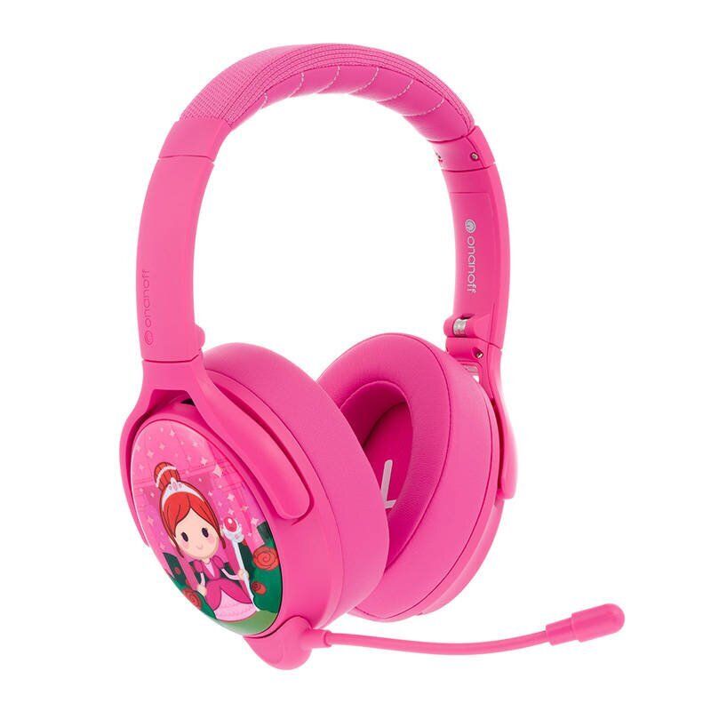 BuddyPhones kids headphones wireless Cosmos Plus ANC (Pink) цена и информация | Austiņas | 220.lv