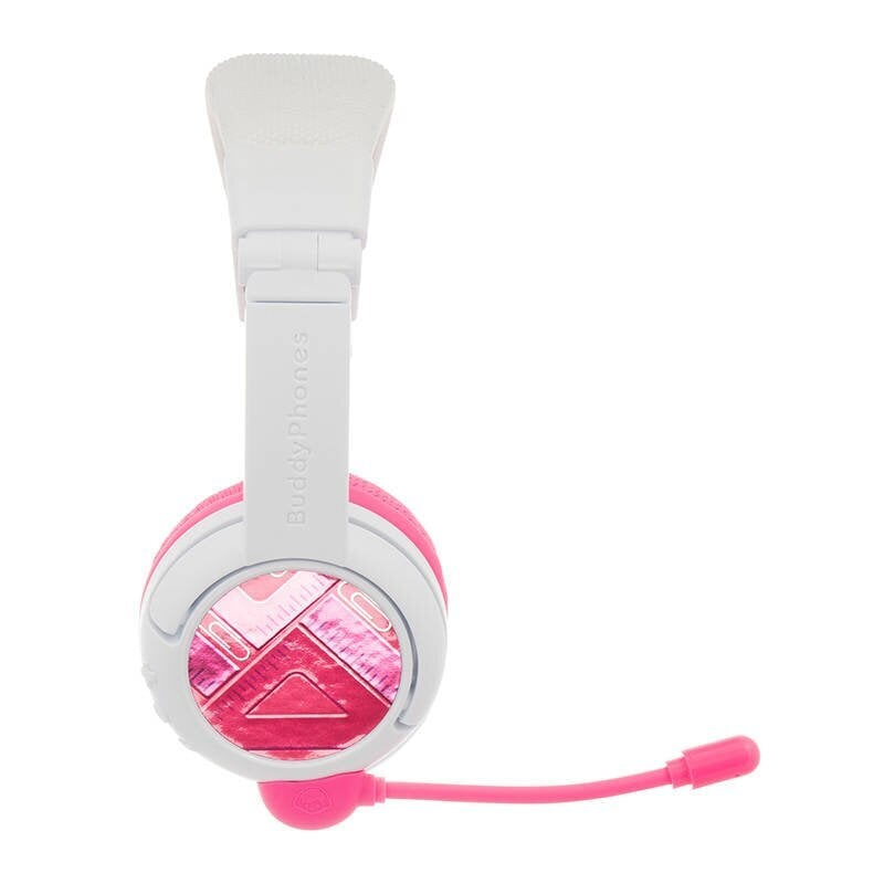 BuddyPhones kids headphones wireless School+ (Pink) cena un informācija | Austiņas | 220.lv