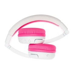 BuddyPhones kids headphones wireless School+ (Pink) цена и информация | Наушники | 220.lv