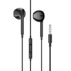 Borofone Earphones BM80 Magnificent with microphone black цена и информация | Наушники | 220.lv