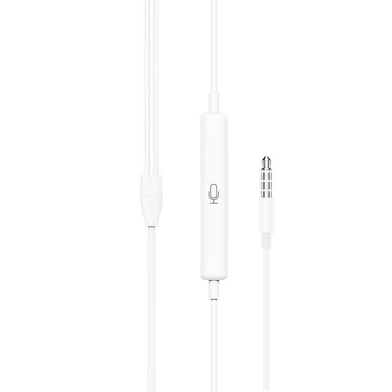 Borofone Earphones BM80 Magnificent with microphone white cena un informācija | Austiņas | 220.lv