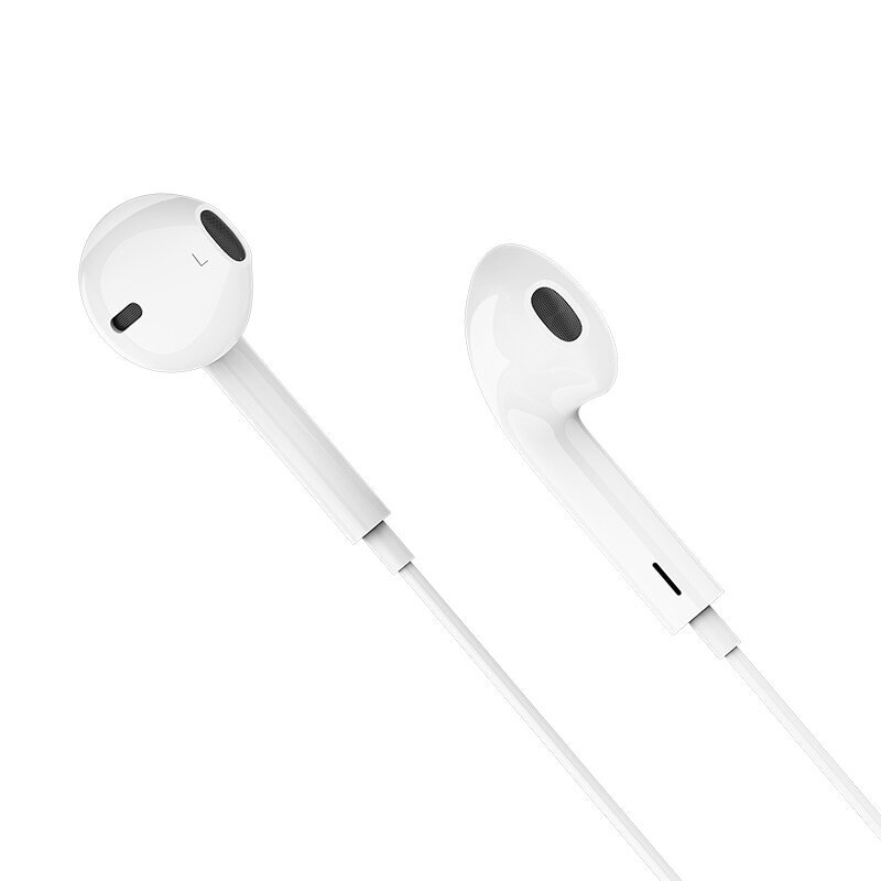 Borofone Earphones BM80 Magnificent with microphone white cena un informācija | Austiņas | 220.lv