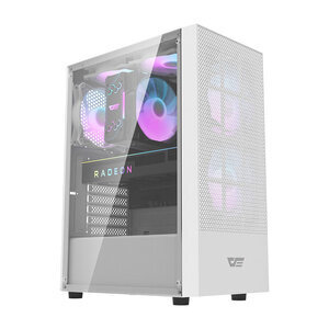 Darkflash A290 computer case + 3 fans (white) цена и информация | Корпуса | 220.lv