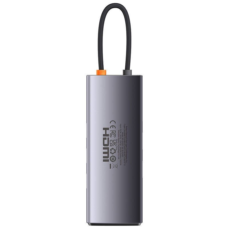 Hub 8w1 Baseus StarJoy Metal Glam Series, USB-C do HDMI + 3 x USB 3.0 + USB-C PD + RJ45 + SD|TF цена и информация | Adapteri un USB centrmezgli | 220.lv