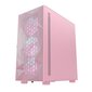 Darkflash DLM21 Mesh computer case (pink) цена и информация | Datoru korpusi | 220.lv