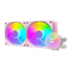 Darkflash DC240 PC Water Cooling ARGB 2x 120x120 (pink) cena un informācija | Procesora dzesētāji | 220.lv