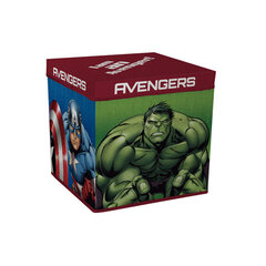 Avengers konteiners rotaļlietām/pufam cena un informācija | Veļas grozi un mantu uzglabāšanas kastes | 220.lv